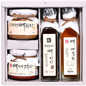 한국맥꾸름 맥 예담 전통장 선물세트 Ⓥ